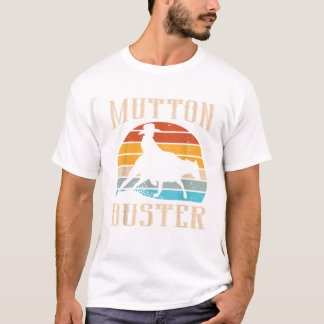 Camiseta Mutton Buster Design para um diafragma Mutton Bust