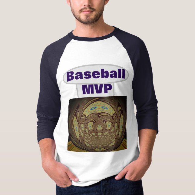Camiseta MVP de baseball: Roupa de ventilador Na moda (Frente)