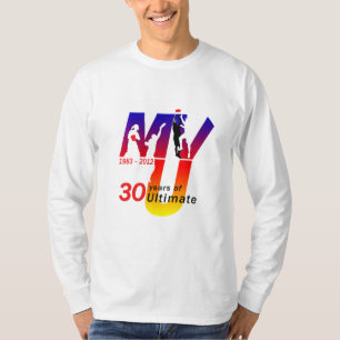 Camiseta MVU design do disco de 30 anos
