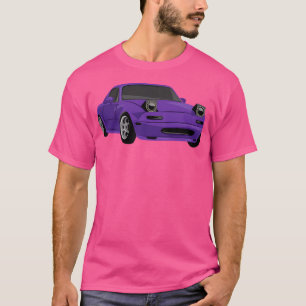 Camiseta Mx5 de Miata Roxa