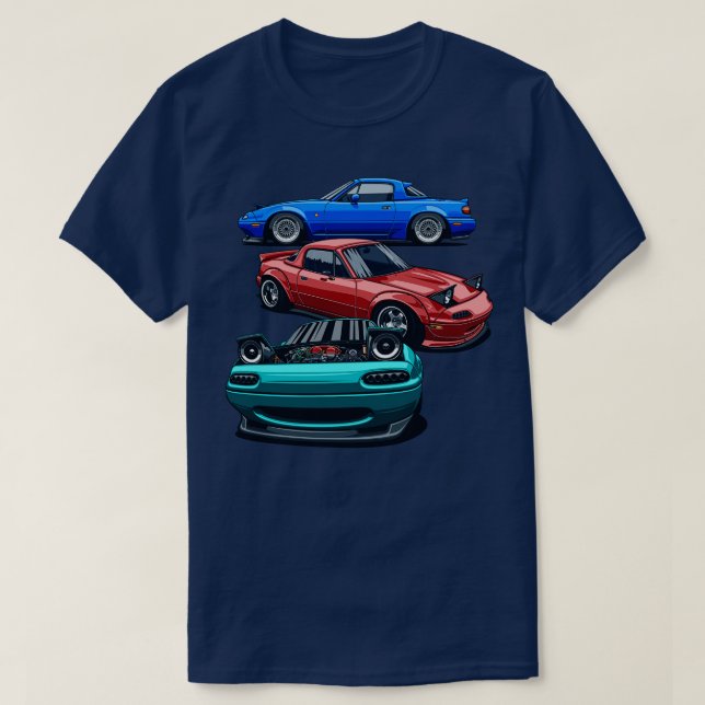 Camiseta MX5 Miata NA (Frente do Design)
