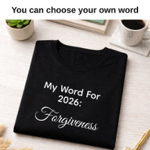 My 2026 Word of the Year Forgiveness Black 