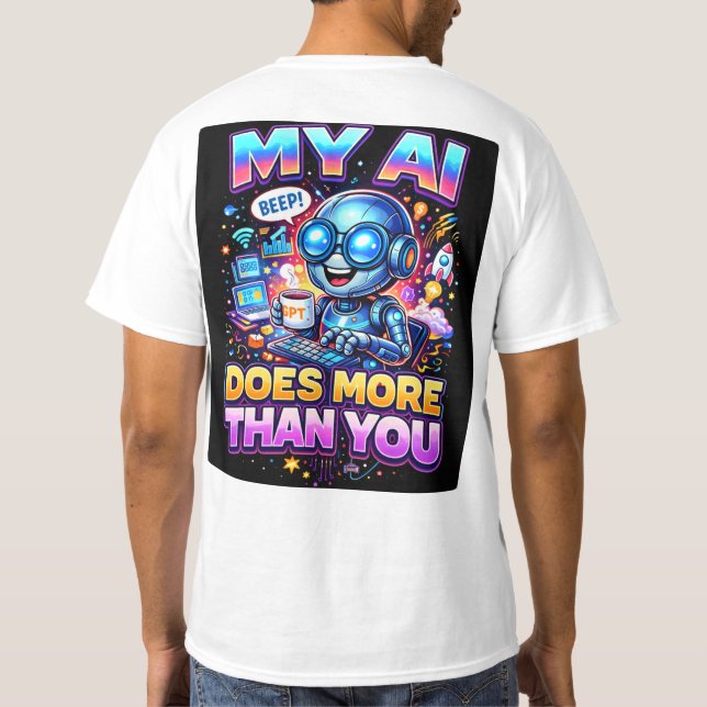 Camiseta My AI does more than you (Verso)