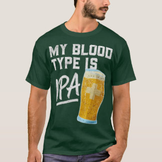 Camiseta My Blood Type Is IPA