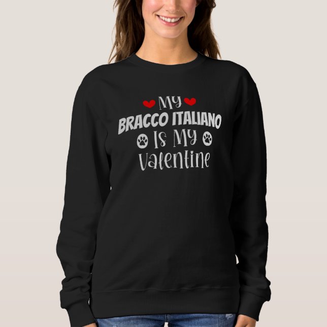 Camiseta My Bracco Italiano is My Valentine Cute Valentine' (Frente)