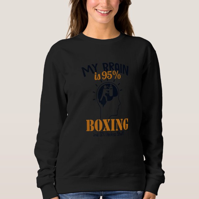 Camiseta My Brain is 95 Boxing Thai Boxer Kickboxer Boxer (Frente)