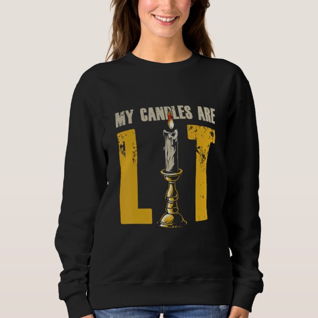 Camiseta My Candles Are Lit Candle making Making candles (Frente)