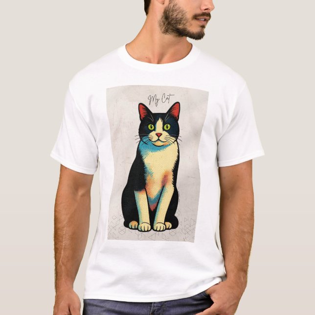 Camiseta My cat Tshort (Frente)