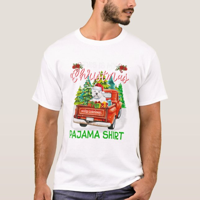 Camiseta My Christmas Pajama Westie (Frente)