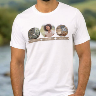 Camiseta My Dad Photo Bookish Dad Coffee Dad