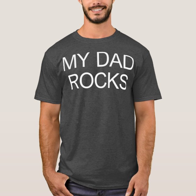 Camiseta My Dad Rocks  (Frente)