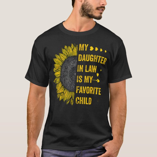 Camiseta My Daughter In Law Is My Favorite Child Family Mat (Frente)