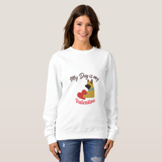 Camiseta My Dog Is My Valentine – Cute Dog Love Illustratio