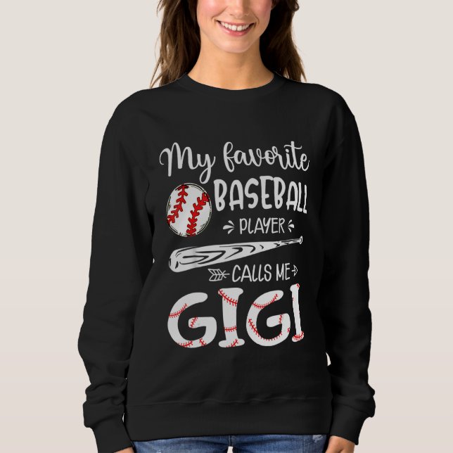 Camiseta My Favorite Baseball Player Calls Me Gigi (Frente)