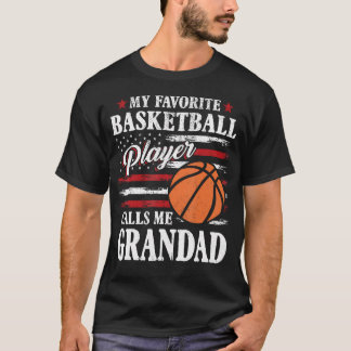 Camiseta My Favorite Basketball Player Calls Me Grandad Usa