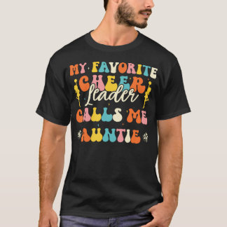 Camiseta My Favorite Cheerleader Calls Me Auntie Cheerleadi