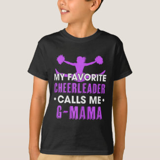 Camiseta My Favorite Cheerleader Calls Me G Mama Cheerleadi