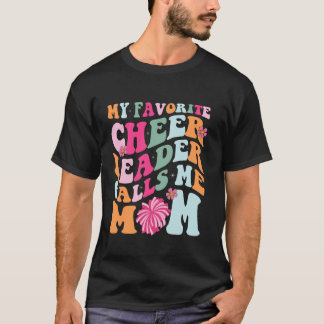 Camiseta My Favorite Cheerleader Calls Me Mom Mothers Day