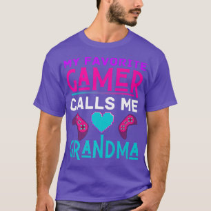 Camiseta My Favorite Gamer Calls Me Grandma Video Game Funn