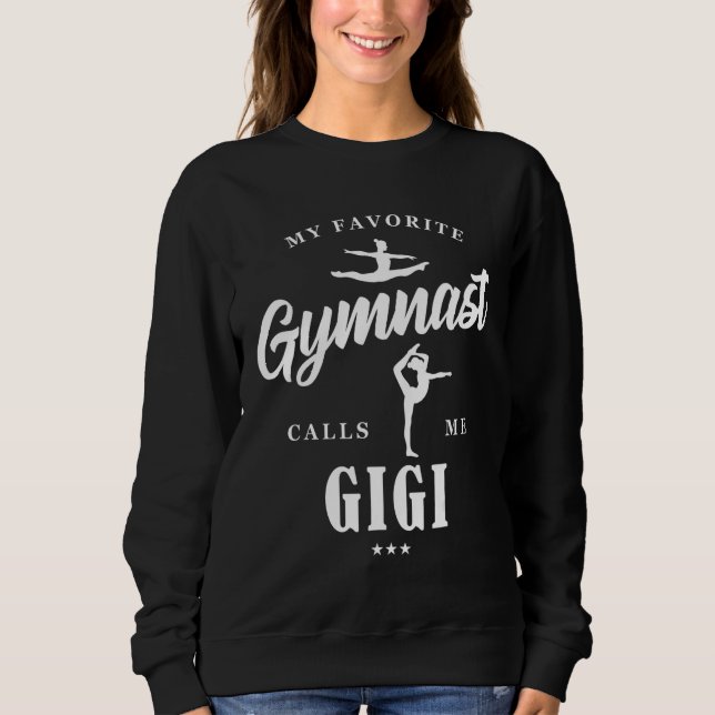 Camiseta My Favorite Gymnast Calls Me Gigi B-Day Family Par (Frente)