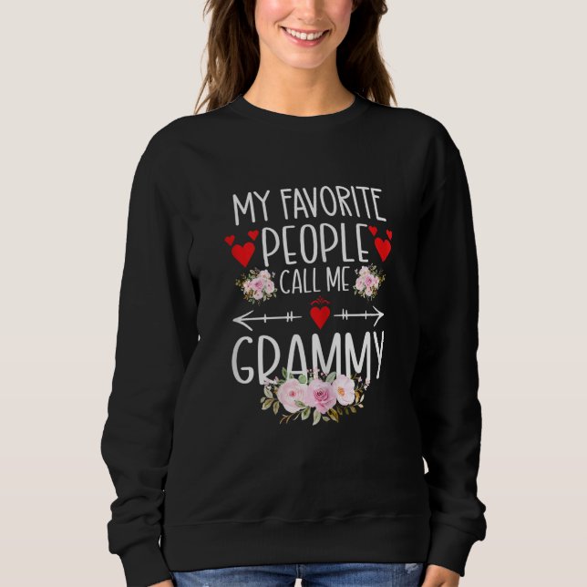 Camiseta My Favorite People Call Me Grammy Mothers Day For  (Frente)