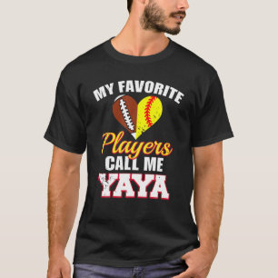 Camiseta My Favorite Players Call Me Yaya Football Softball