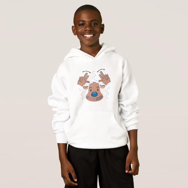 Camiseta My favorite Reindeer in Sign Language (Frente Completa)