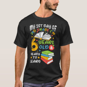 Camiseta My First Day Of 2nd Grade 6 Years Old Back To Scho