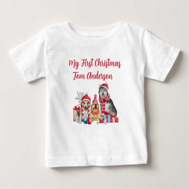 CAMISETA MY FIRST XMAS (Frente)