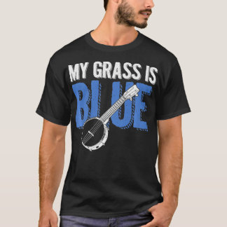 Camiseta My Grass Is Blue Bluegrass American Folk Country