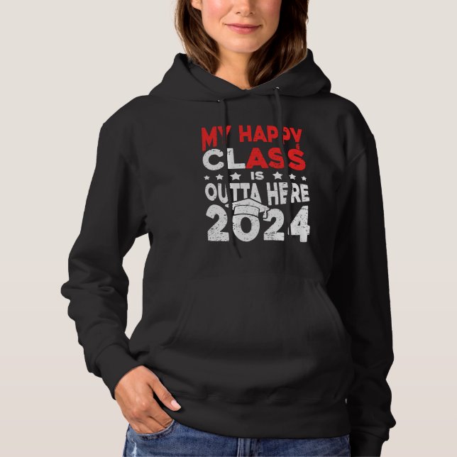 Camiseta My Happy Class Is Outta Here 2024 Tassel Graduatio (Frente)