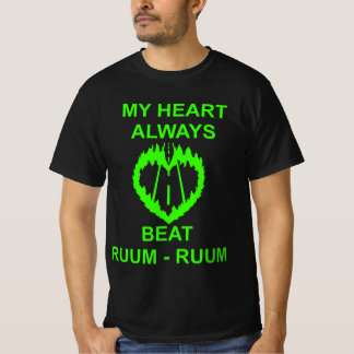 CAMISETA MY HEART ALWAYS BEAT RUUM-RUUM LIME GREEN 2026