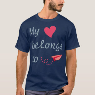Camiseta My heart belongs to 