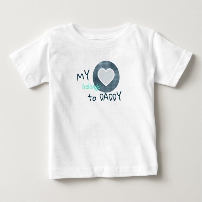 Camiseta My Heart Belongs to Daddy (Frente)