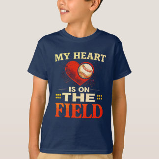 Camiseta My Heart Is On Field