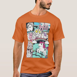 Camiseta My Little Pony Classic Vintage Rainbow Castle Comi