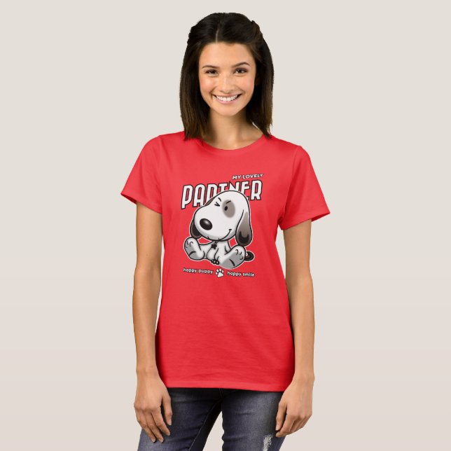 Camiseta My Lovely Partner | Mulheres  (Frente Completa)