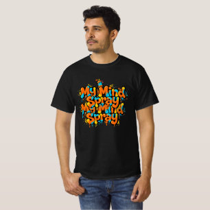 Camiseta My Mind Spray 90s Hip Hop Urban Streetwea