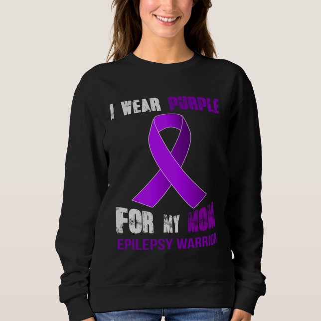 CAMISETA MY MOM  MY EPILEPSY WARRIOR (Frente)