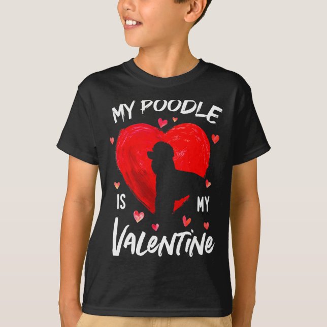 Camiseta My Odle Is My Valentine Hearts Odle Dog Valent  (Frente)