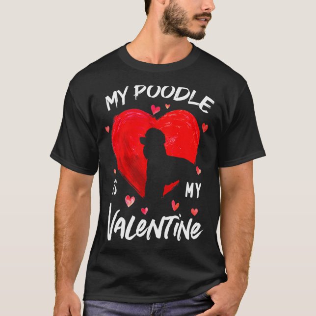 Camiseta My Odle Is My Valentine Hearts Odle Dog Valent  (Frente)