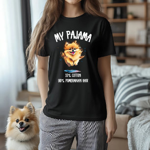 Camiseta My Pajama Watercolor Pomeranian Love