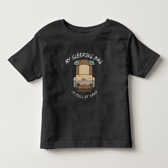 Camiseta My Sleeping Bag İs Full Of Sand Desert Camping (Frente)