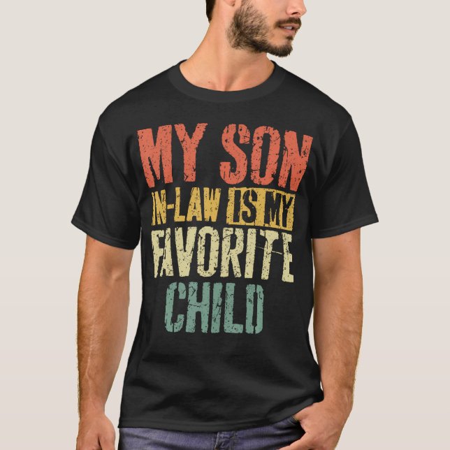 Camiseta My Son In Law Is My Favorite Child 	 Mother'S Day (Frente)
