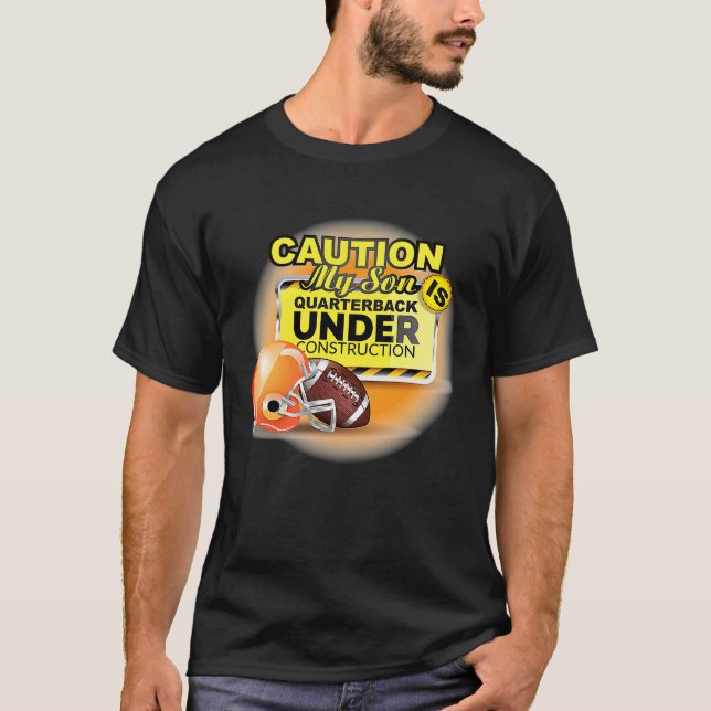 Camiseta My son is quarterback (Frente)