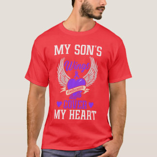 Camiseta My Sons Wings Cover My Heart Overdose Awareness Lo