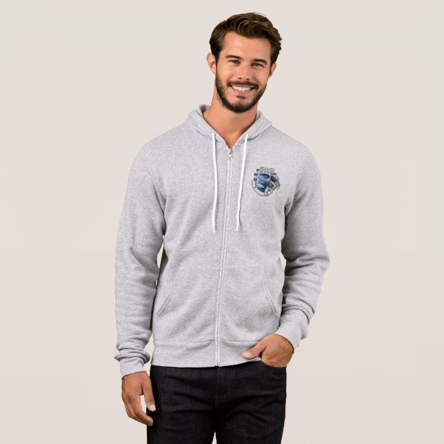 Camiseta My spacewalk Journey | Men Full-zip (Frente Completa)