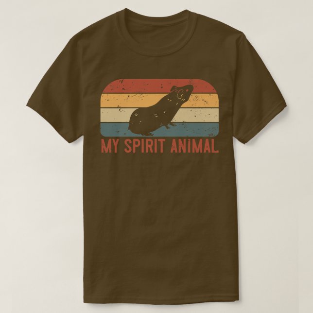 Camiseta My Spirit Animal Is A Guinea Pig Premium  (Frente do Design)