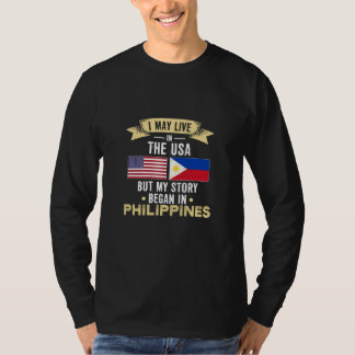 Camiseta My story began in Philippines