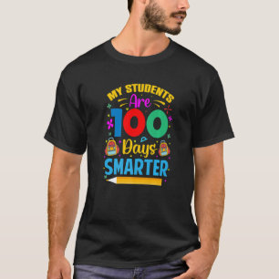 Camiseta My Student Are 100 Days Smarter   100 Days Of